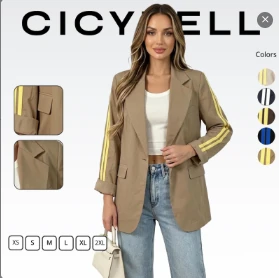 Cicy Bell Contrast-Stripe Blazer, product code G3P937